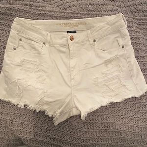American Eagle Distressed Jean Shorts